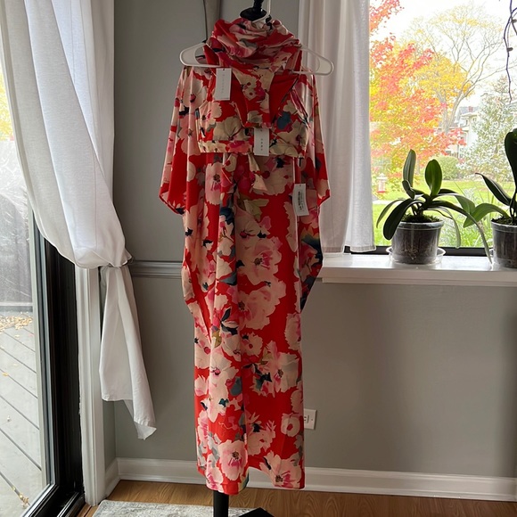 4 pc Zingara swimwear set bikini caftan headband